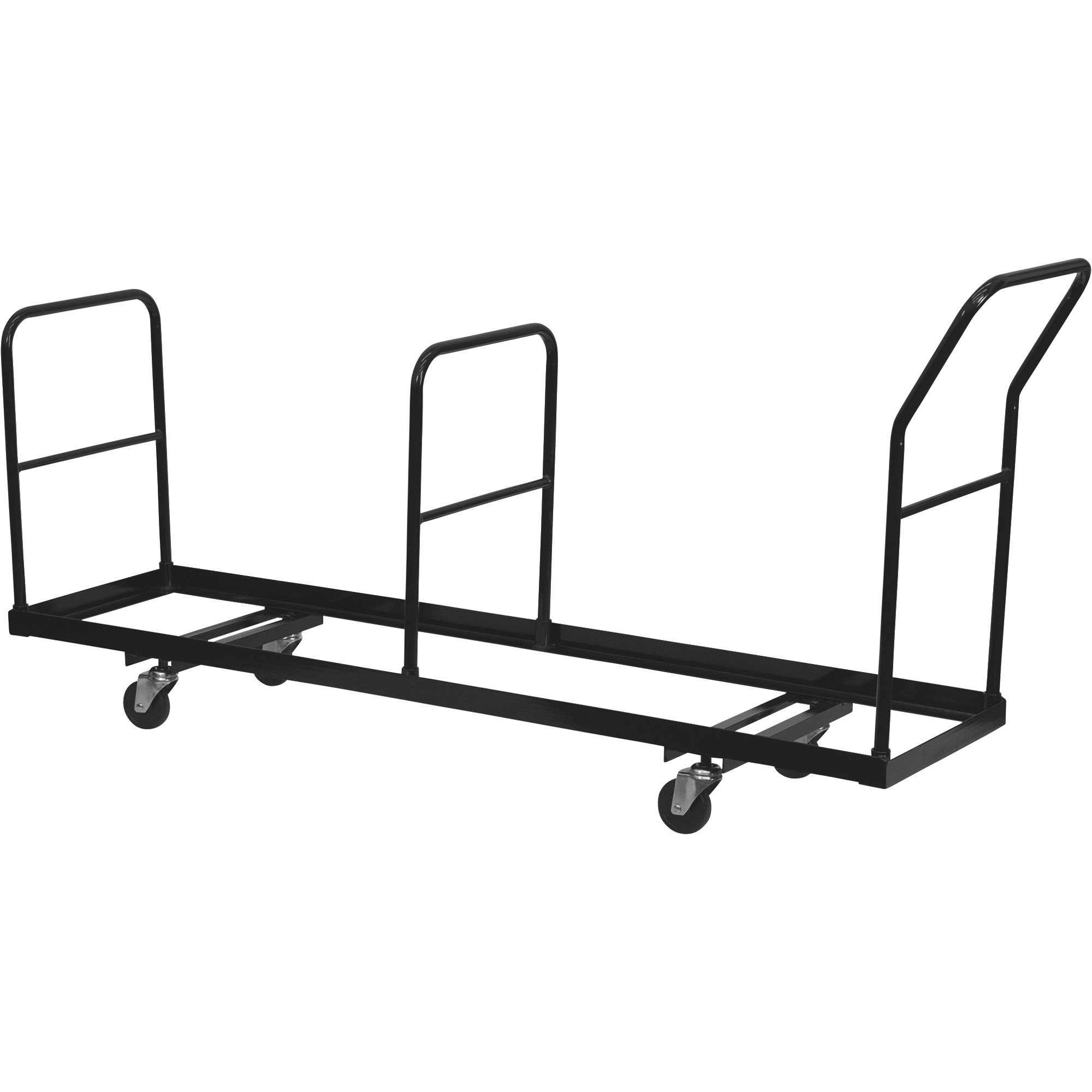 Flash Furniture Vertical Storage Folding Chair Dolly — Black